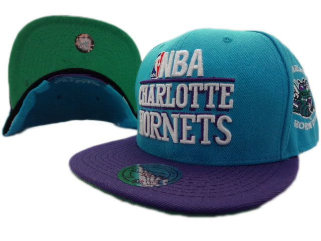 NBA New Orleans Hornets M&N Snapback Hat NU05